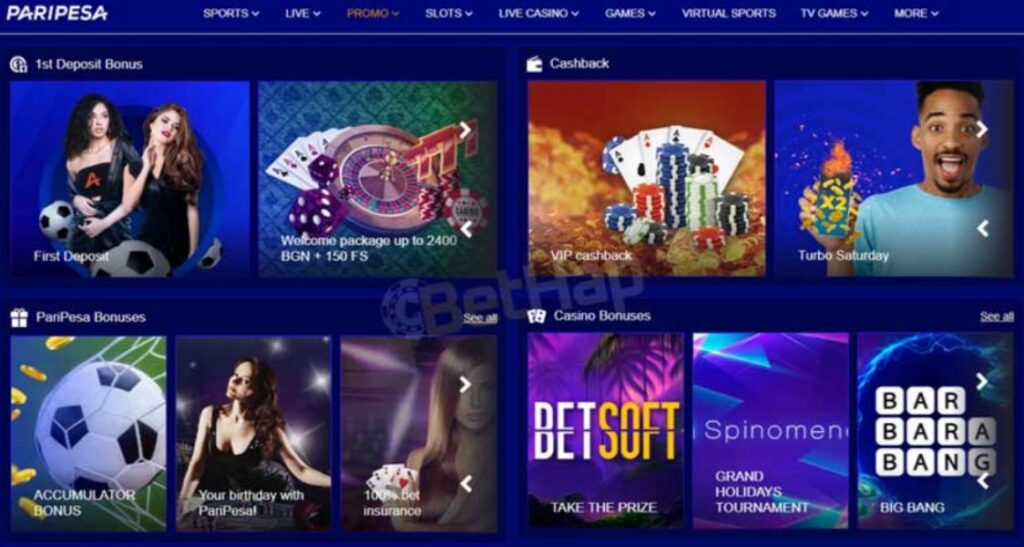 Best Bonuses and Promotions on PariPesa Betting App
