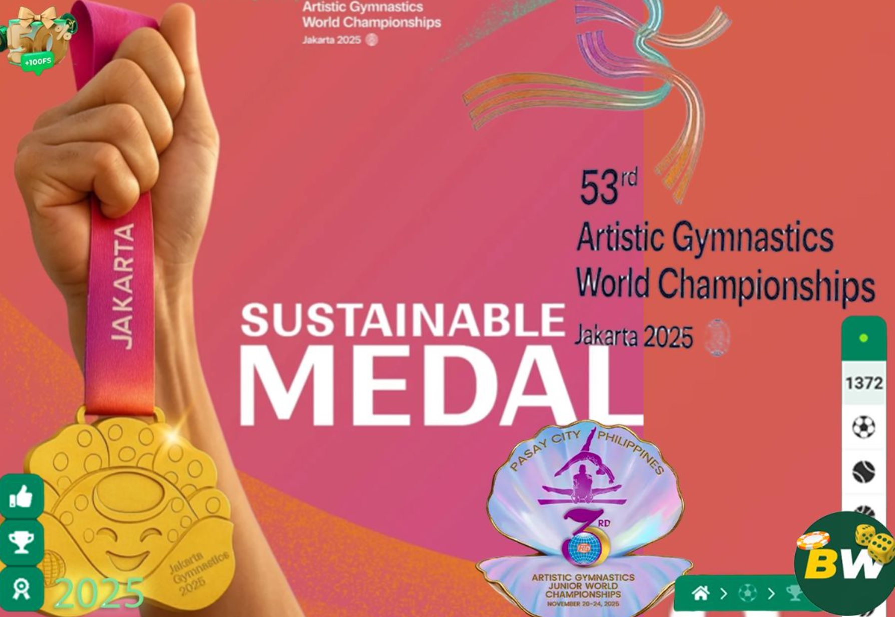 sustainable medal